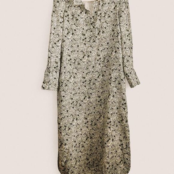 Tuckernuck Linen Hydrangea Midi Dress | Cottagecore Garden Party | Medium - Picture 1 of 7